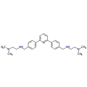 129225-04-3  N~1~,N~1~'-[pyridine-2,6-diylbis(benzene-4,1-diylmethanediyl)]bis(N~2~,N~2~-dimethylethane-1,2-diamine)
