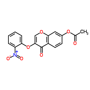 137988-20-6  3-(2-nitrophenoxy)-4-oxo-4H-chromen-7-yl acetate