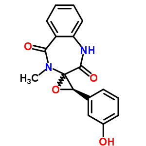 11043-40-6;14484-43-6;20007-85-6;22140-01-8  3'-(3-hydroxyphenyl)-4-methylspiro[1,4-benzodiazepine-3,2'-oxirane]-2,5(1H,4H)-dione