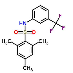 200933-14-8  2,4,6-trimethyl-N-[3-(trifluoromethyl)phenyl]benzenesulfonamide