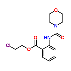 21282-73-5  2-chloroethyl 2-[(morpholin-4-ylcarbonyl)amino]benzoate