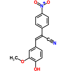 2900-76-7;58521-33-8  (2Z)-3-(4-hydroxy-3-methoxyphenyl)-2-(4-nitrophenyl)prop-2-enenitrile