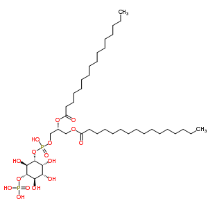 291527-75-8  (2R)-3-[(hydroxy{[(1R,2R,3R,4R,5S,6R)-2,3,4,6-tetrahydroxy-5-(phosphonooxy)cyclohexyl]oxy}phosphoryl)oxy]propan-1,2-diyldihexadecanoat