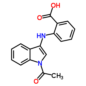 352548-58-4  2- [(1-एसिटाइल-1 एच-इंडोल -3-वाईएल) एमिनो] बेंजोइक एसिड