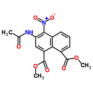 35341-43-6  dimethyl 3-(acetylamino)-4-nitronaphthalene-1,8-dicarboxylate