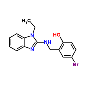 364748-24-3  4-bromo-2-{[(1-ethyl-1H-benzimidazol-2-yl)amino]methyl}phenol