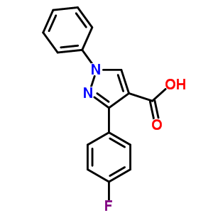 370098-34-3  3-(4-fluorophenyl)-1-phenyl-1H-pyrazole-4-carboxylic acid