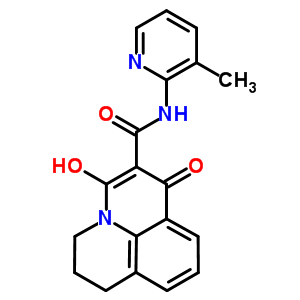 378212-24-9  3-hydroxy-N-(3-methylpyridin-2-yl)-1-oxo-6,7-dihydro-1H,5H-pyrido[3,2,1-ij]quinoline-2-carboxamide