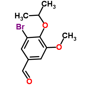 400070-31-7  3-bromo-5-methoxy-4-(propan-2-yloxy)benzaldehyde