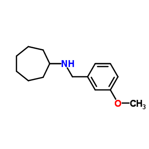 418790-18-8  N-(3-methoxybenzyl)cycloheptanamine 418790-18-8  N-(3-methoxybenzyl)cycloheptanamine