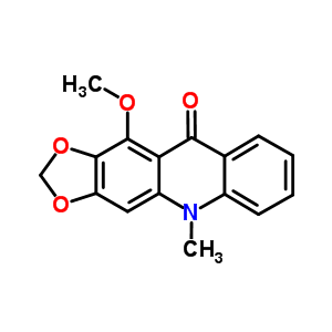 477-82-7  11-methoxy-5-methyl[1,3]dioxolo[4,5-b]acridin-10(5H)-one