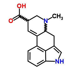 478-95-5  6-methyl-9,10-didehydroergoline-8-carboxylic acid