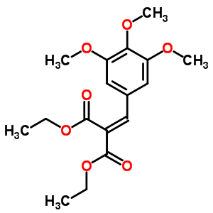 51444-50-9  diethyl (3,4,5-trimethoxybenzylidene)propanedioate