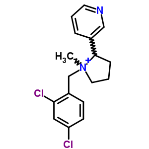 5421-76-1  1-(2,4-dichlorobenzyl)-1-methyl-2-(pyridin-3-yl)pyrrolidinium