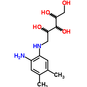 5445-03-4  1-[(2-amino-4,5-dimethylphenyl)amino]-1-deoxypentitol