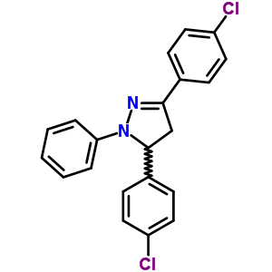 57845-06-4  3,5-bis(4-chlorophenyl)-1-phenyl-4,5-dihydro-1H-pyrazole