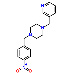 5881-29-8  1-(4-nitrobenzyl)-4-(pyridin-3-ylmethyl)piperazine