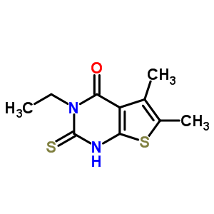 59898-60-1  3-ethyl-5,6-dimethyl-2-thioxo-2,3-dihydrothieno[2,3-d]pyrimidin-4(1H)-one