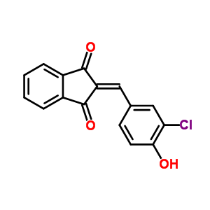 6185-65-5  2-(3-chloro-4-hydroxybenzylidene)-1H-indene-1,3(2H)-dione