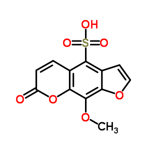 7471-74-1  9-methoxy-7-oxo-7H-furo[3,2-g]chromene-4-sulfonic acid