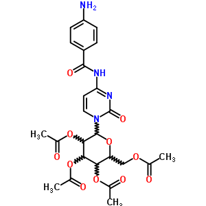 7494-81-7  4-[(4-aminobenzoyl)amino]-1-(2,3,4,6-tetra-O-acetylhexopyranosyl)pyrimidin-2(1H)-one