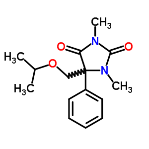 7502-04-7  1,3-dimethyl-5-phenyl-5-[(propan-2-yloxy)methyl]imidazolidine-2,4-dione