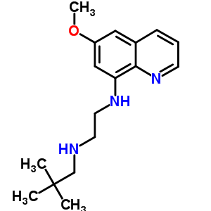 7505-22-8  N-(2,2-dimethylpropyl)-N'-(6-methoxyquinolin-8-yl)ethane-1,2-diamine