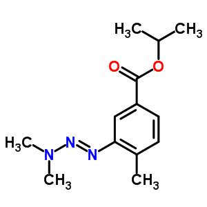76765-22-5  propan-2-yl 3-[(1E)-3,3-dimethyltriaz-1-en-1-yl]-4-methylbenzoate