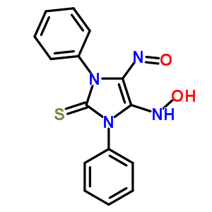 85413-28-1  4-(hydroxyamino)-5-nitroso-1,3-diphenyl-1,3-dihydro-2H-imidazole-2-thione