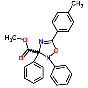 85653-73-2  methyl 5-(4-methylphenyl)-2,3-diphenyl-2,3-dihydro-1,2,4-oxadiazole-3-carboxylate