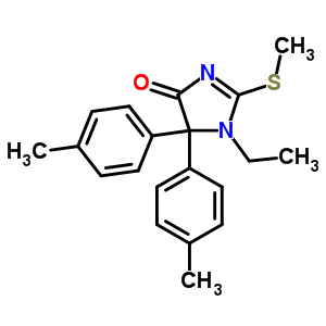 92263-07-5  1-ethyl-5,5-bis(4-methylphenyl)-2-(methylsulfanyl)-1,5-dihydro-4H-imidazol-4-one