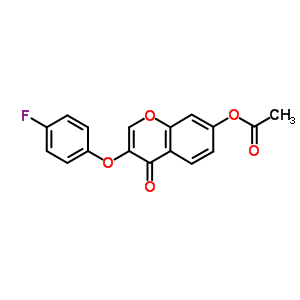 137988-09-1  3-(4-fluorophenoxy)-4-oxo-4H-chromen-7-yl acetate