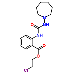 23614-22-4  2-chloroethyl 2-[(azepan-1-ylcarbamoyl)amino]benzoate