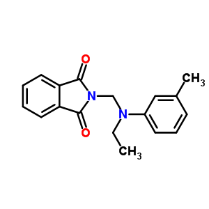 2498-01-3  2-{[ethyl(3-methylphenyl)amino]methyl}-1H-isoindole-1,3(2H)-dione