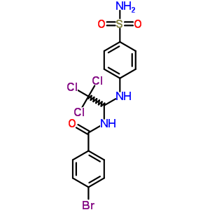 257612-36-5  4-bromo-N-{2,2,2-trichloro-1-[(4-sulfamoylphenyl)amino]ethyl}benzamide