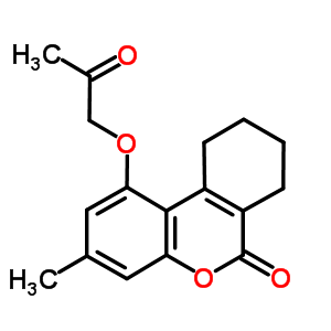 307550-58-9  3-methyl-1-(2-oxopropoxy)-7,8,9,10-tetrahydro-6H-benzo[c]chromen-6-one
