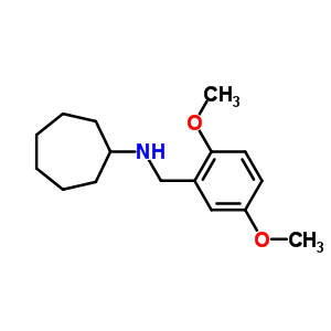 355817-34-4  N-(2,5-dimethoxybenzyl)cycloheptanamine