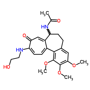 55340-40-4  N-{10-[(2-hydroxyethyl)amino]-1,2,3-trimethoxy-9-oxo-5,6,7,9-tetrahydrobenzo[a]heptalen-7-yl}acetamide