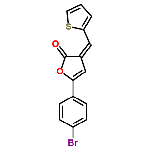 5670-60-0  (3Z)-5-(4-bromophenyl)-3-(thiophen-2-ylmethylidene)furan-2(3H)-one