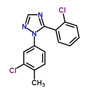 5789-63-9  1-(3-chloro-4-methylphenyl)-5-(2-chlorophenyl)-1H-1,2,4-triazole