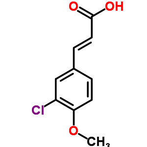 58236-76-3  (2E)-3-(3-chloro-4-methoxyphenyl)prop-2-enoic acid