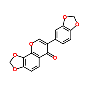 59092-90-9  7-(1,3-benzodioxol-5-yl)-6H-[1,3]dioxolo[4,5-h]chromen-6-one