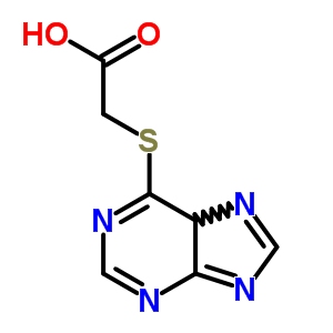 608-09-3  acido (5H-purin-6-ilsulfanil)acetico