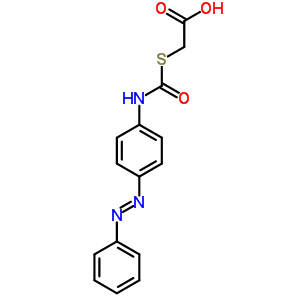 69150-98-7  [({4-[(E)-phenyldiazenyl]phenyl}carbamoyl)sulfanyl]acetic acid