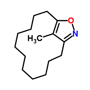 72510-71-5  16-methyl-14-oxa-15-azabicyclo[11.2.1]hexadeca-1(15),13(16)-diene