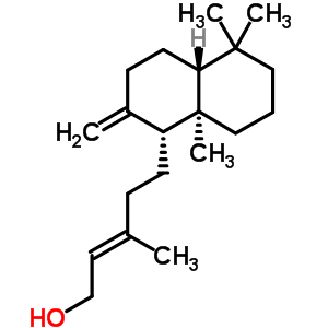 7292-96-8  (2E)-3-methyl-5-[(1R,4aR,8aR)-5,5,8a-trimethyl-2-methylidenedecahydronaphthalen-1-yl]pent-2-en-1-ol