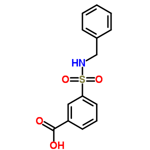 Benzoic acid,3-[[(phenylmethyl)amino]sulfonyl]-