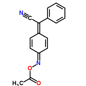 735-48-8  (2Z)-{(4Z)-4-[(acetyloxy)imino]cyclohexa-2,5-dien-1-ylidene}(phenyl)ethanenitrile