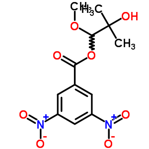 7472-09-5  2-hydroxy-1-methoxy-2-methylpropyl 3,5-dinitrobenzoate