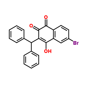 7494-48-6  6-bromo-3-(diphenylmethyl)-4-hydroxynaphthalene-1,2-dione